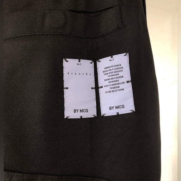 Mcq alexander mcqueen breathe appliquéd mesh panel satin midi skirt charcoal - Picture 8 of 11